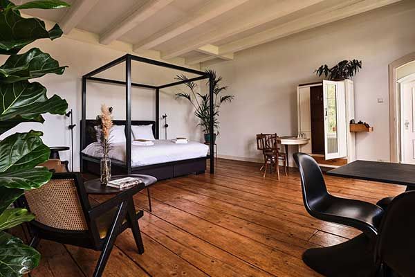 Hotel Restaurant Plantage Rococo nahe Amsterdam in den Niederlanden