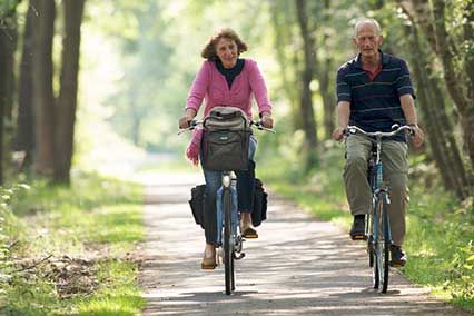 Radtour in der Provinz Drenthe Niederlande