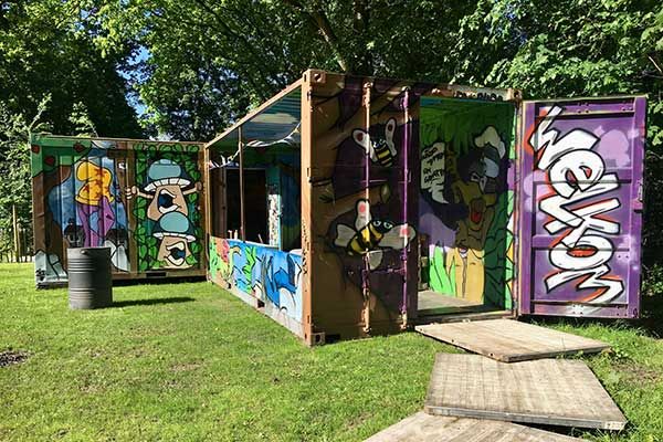 Stellplatz mit privaten sanitaeren Einrichtungen in den Niederlanden