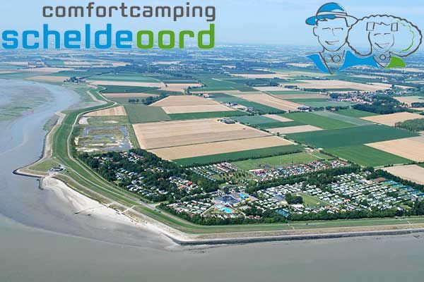 Camping direkt am Strand in Zeeland Niederlande