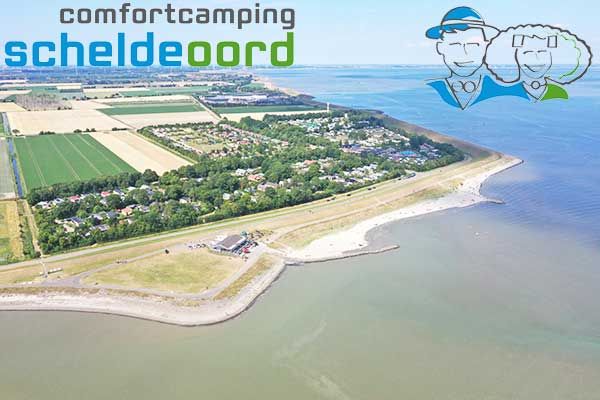 Camping direkt am Strand in Zeeland Niederlande