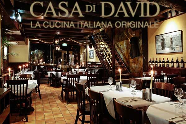 Authentisches Italienisches Restaurant Casa di David in Amsterdam Niederlande