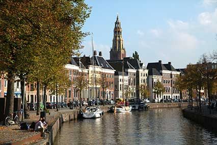 Stadt Groningen Niederlande