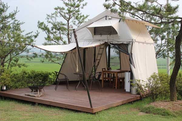 Glamping Zelt Lodge Drenthe Niederlande