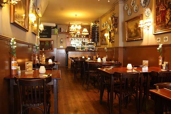 Original niederlaendisches Restaurant in Amsterdam Niederlande